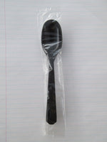 750 - New 6 inch / 15cm ECO Individually Wrapped Compostable Recyclable Medium Weight Spoon