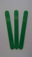 1,000 - New 5.5 inch / 13.75 cm ECO Plastic Multi-use Craft Candy Depressor Sticks