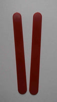 25 - New 5.5 inch / 13.75 cm ECO Plastic Multi-use Craft Candy Depressor Sticks