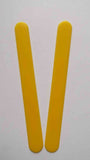 1,000 - New 5.5 inch / 13.75 cm ECO Plastic Multi-use Craft Candy Depressor Sticks