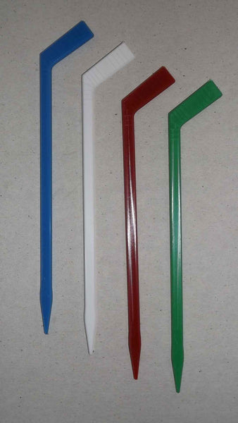 New 6 inch / 15 cm Multi-Color ECO Plastic Hockey Stick Picks