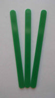 500 - New 4.5 inch / 11.25 cm ECO Plastic Multi-use Popsicle Craft Candy Sticks