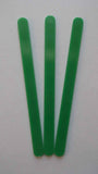 1,000 - New 4.5 inch / 11.25 cm ECO Plastic Multi-use Popsicle Craft Candy Sticks