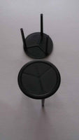 1,000 - New 1.5 inch x 1.5 inch Round 3 Legged ECO Plastic Pizza Stands / Supports / Stackers