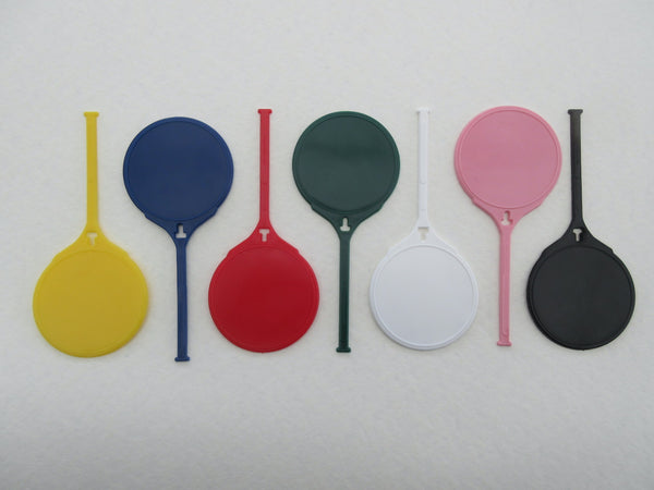 7 - New Assorted Round 6 inch / 15 cm Multi-use Plastic Identification Bag Trap Equipment Tags