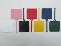 7 - New Assorted Square 8.25 inch / 20.5cm Multi-use Plastic Identification Bag Tags