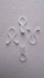 1,000 - New 1 inch / 2.5 cm ECO Plastic Reusable Multi-use Twist Tie